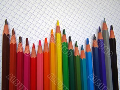 colored pencils