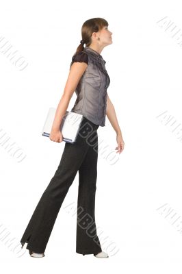 Beautiful girl with laptop Beautiful girl with laptop