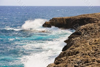 Rock and waves