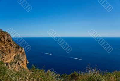 Sea view from Calanques. Provence Sea view from Calanques. Provence