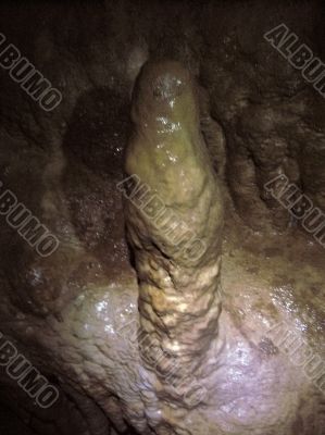 Inside the cave. Caucasus mountains