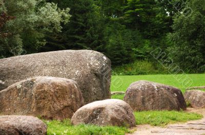 Museum of stones in Lithuania.