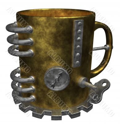 metal mug