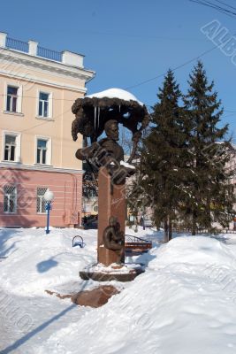 Sculpture, a monument Sculpture, a monument