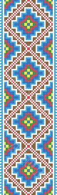 vector pattern traditional embroidery cross-stitch