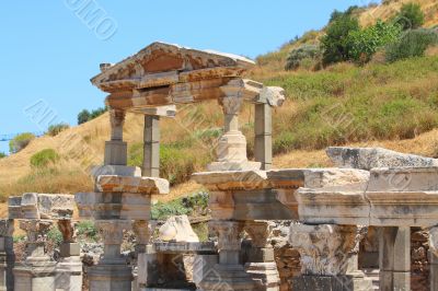 Ruins of an antique building