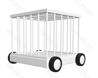 cage on wheels