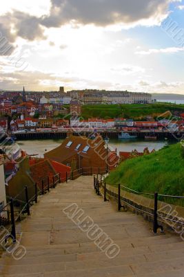 Stairs to the english port Stairs to the english port