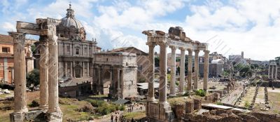 Roman Forum in Rome, Italy