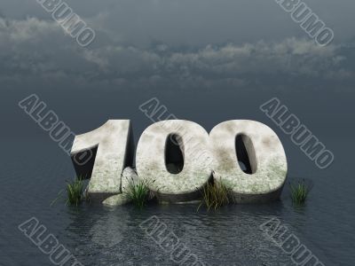 one hundred