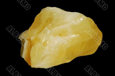 Yellow mineral calcite