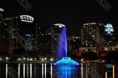 The Fountain of Lake Eola