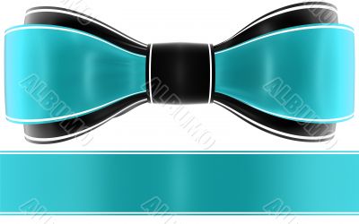 cyan bow