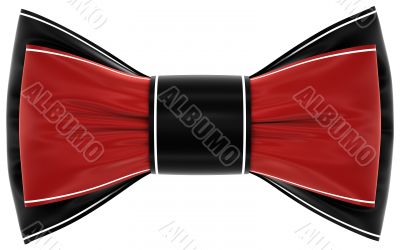 red black bow