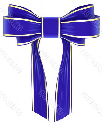 blue bow