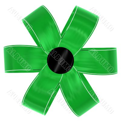 green bow