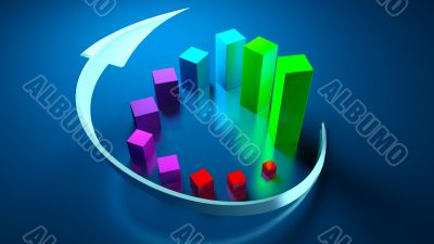 business graphics and Forex indicators