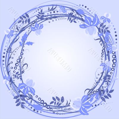 purple wreath frame