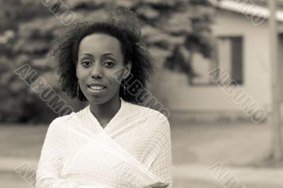 Beautiful young Ethiopian