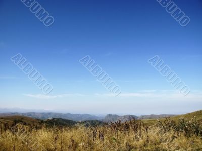 Caucasus landscape and autumn nature in daylight Caucasus landscape and autumn nature in daylight