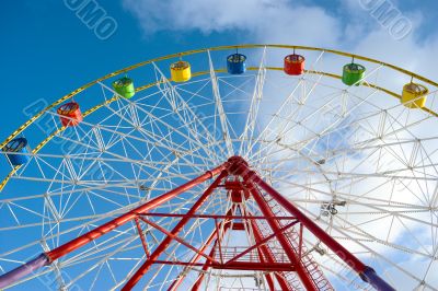 Attraction ferris wheel 