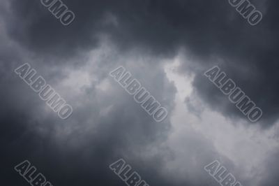 Background of sky with thunderclouds. Background of sky with thunderclouds.