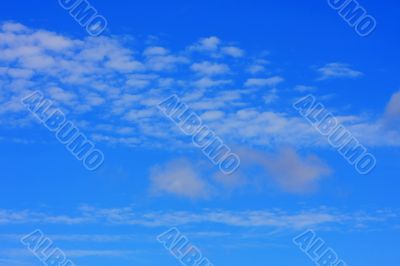 Background of blue sky.
