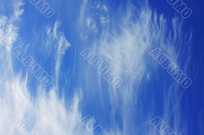 Background of blue sky. Background of blue sky.