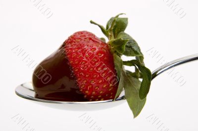 Strawberry with chocolate