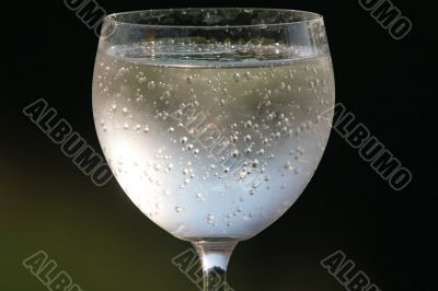 Glass with drink. Glass with drink.