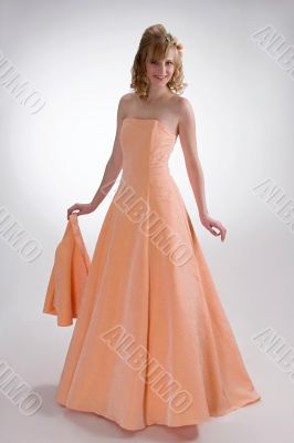 Beautiful bride in cream dress 3. Beautiful bride in cream dress 3.