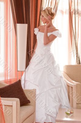 Bride in interior Bride in interior