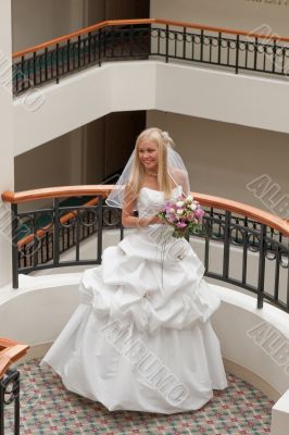 Bride in gallery