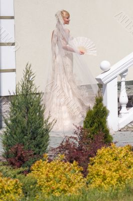 Bride In The Garden
