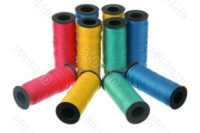 Bobbins of thread