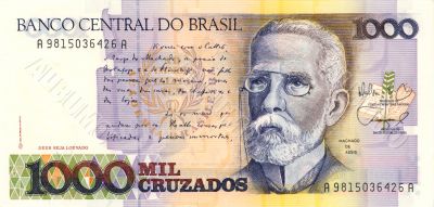 1000 Cruzado banknote