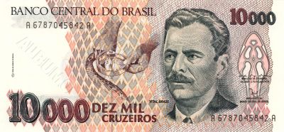 10000 Cruzeiro banknote