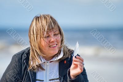 Portrait of mature woman