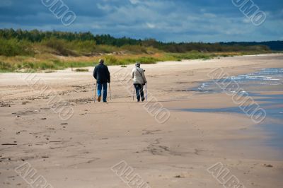 Seniors walk