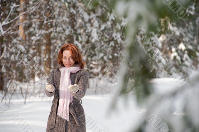 Woman in forest Woman in forest