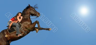 rearing horse rearing horse