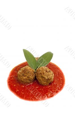 meatballs with tomato's sauce