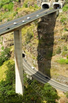 Tunnel and highway