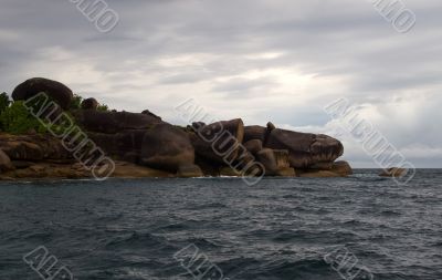 Rocks sea