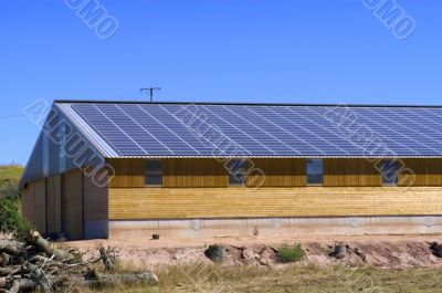 cattle sheds solar power station