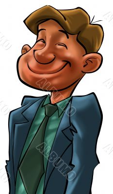 A happy business man
