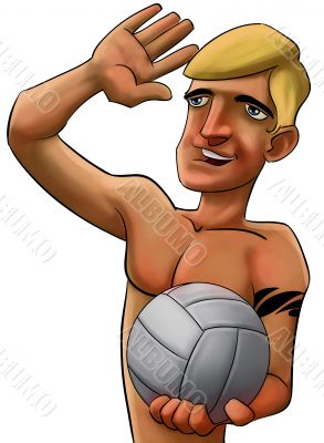 volleyball man