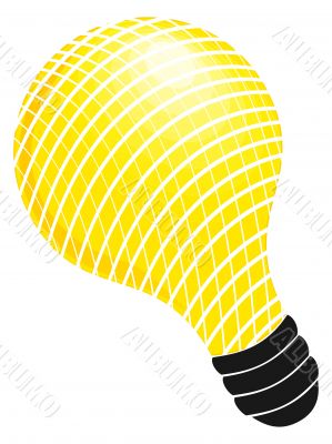 Illustrated lightbulb
