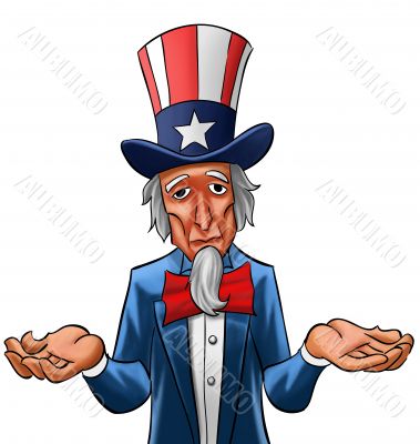 Sad uncle Sam