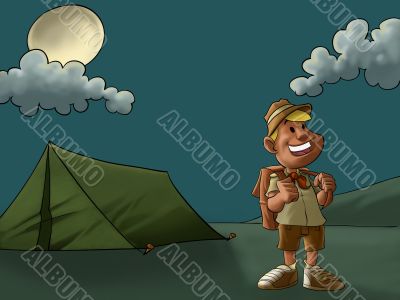 the camp and the scout the camp and the scout